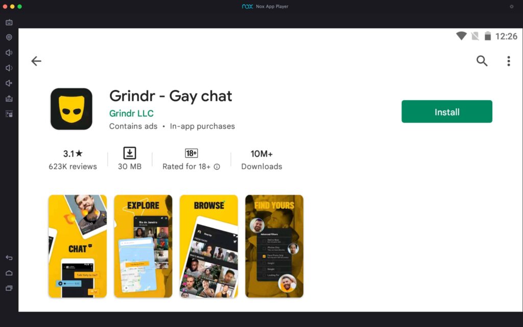 Install Grindr on PC